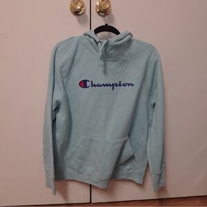 Champion Sky Blue Athletic Hoodie